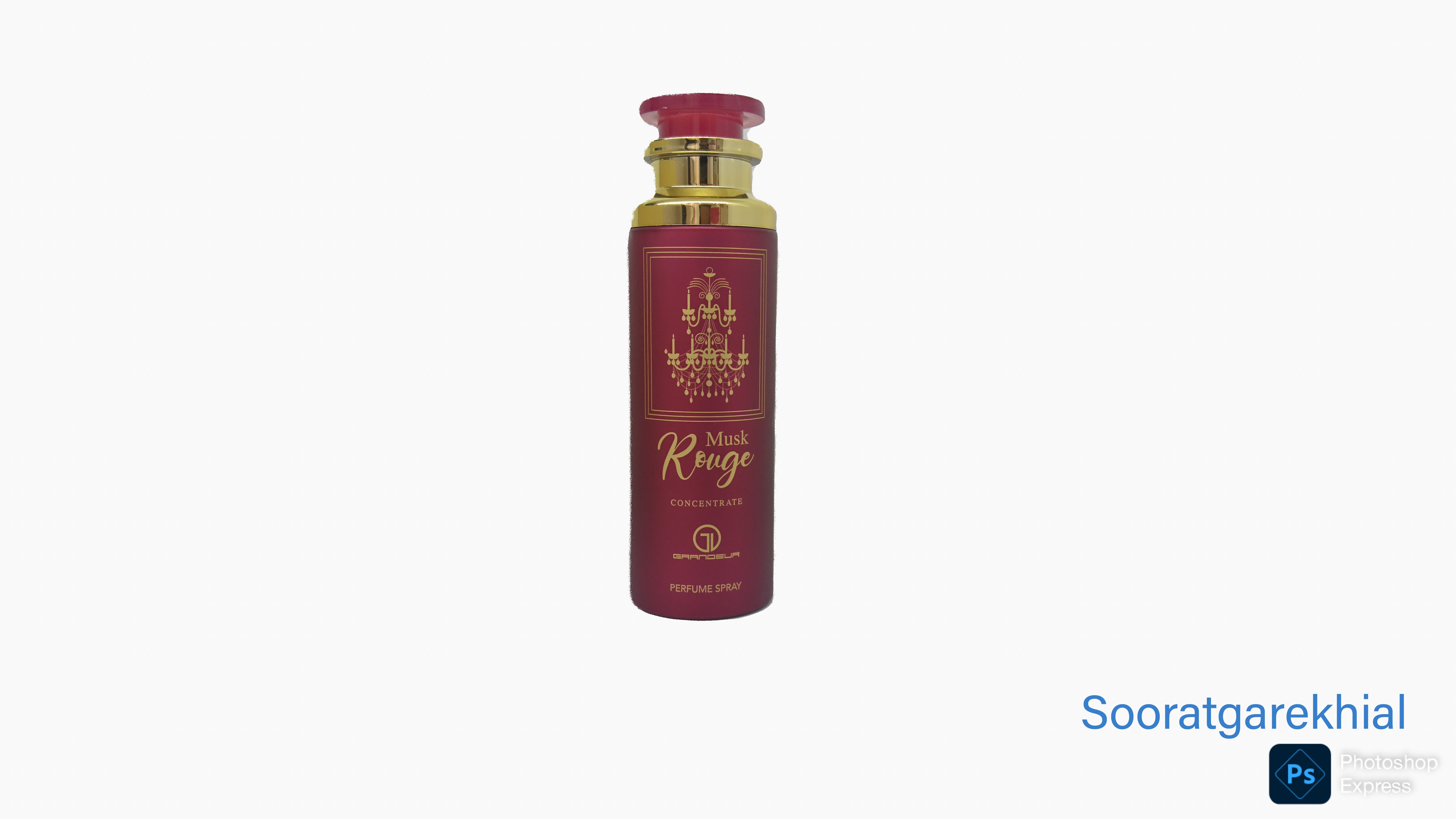 اسپری دئودورانت گرندیور ماسک رُژ MUSK Rouge کنسانتره (رایحه باکارات رژ)