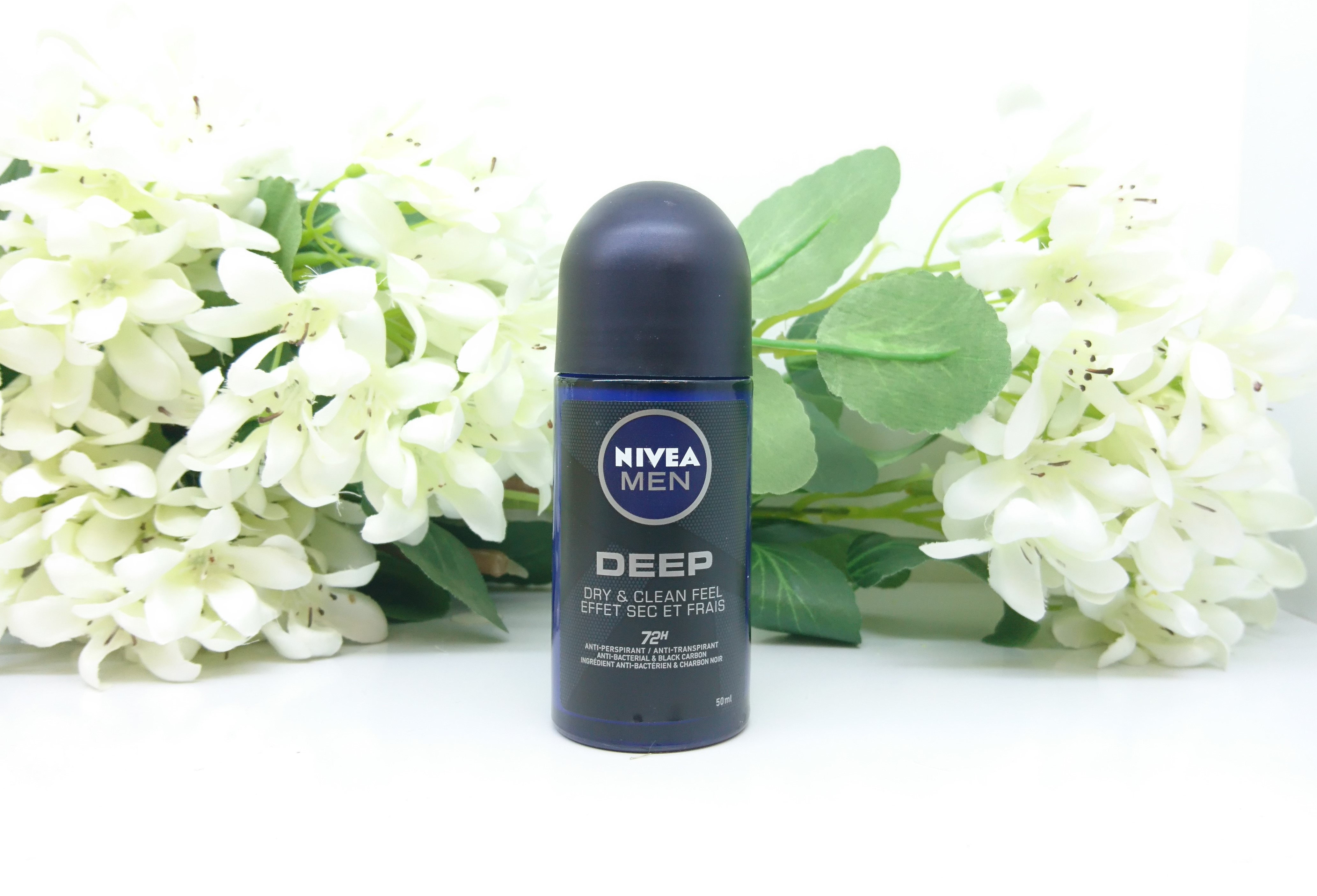 مام رول ضد تعریق نیوآ دیپ DEEP بلک کربن مردانه، 72 ساعت دوام