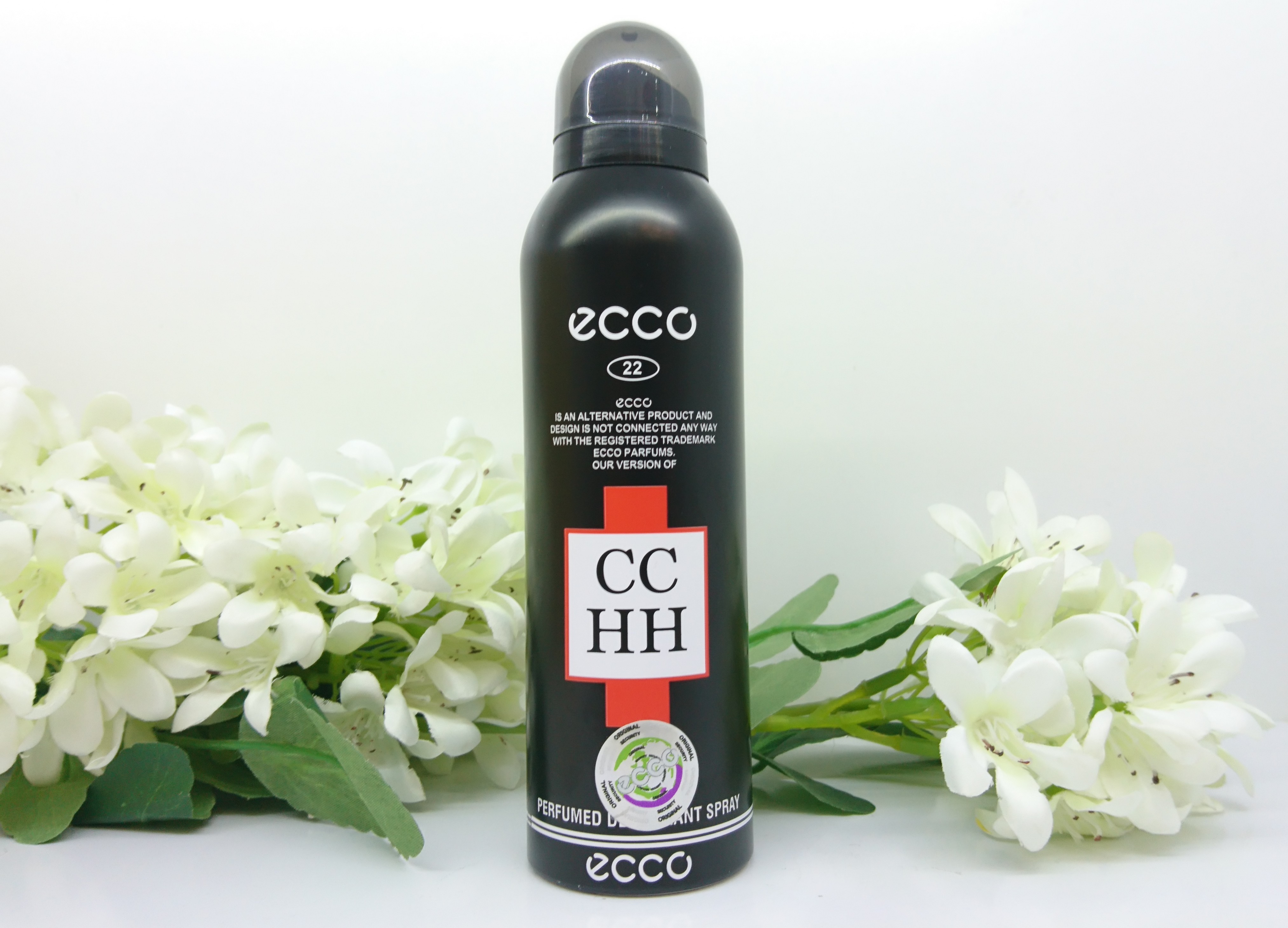 اسپری خوشبو کننده بدن اکو ecco مردانه، سی سی اچ اچ کد 22، ecco-CC HH دئودورانت اکو