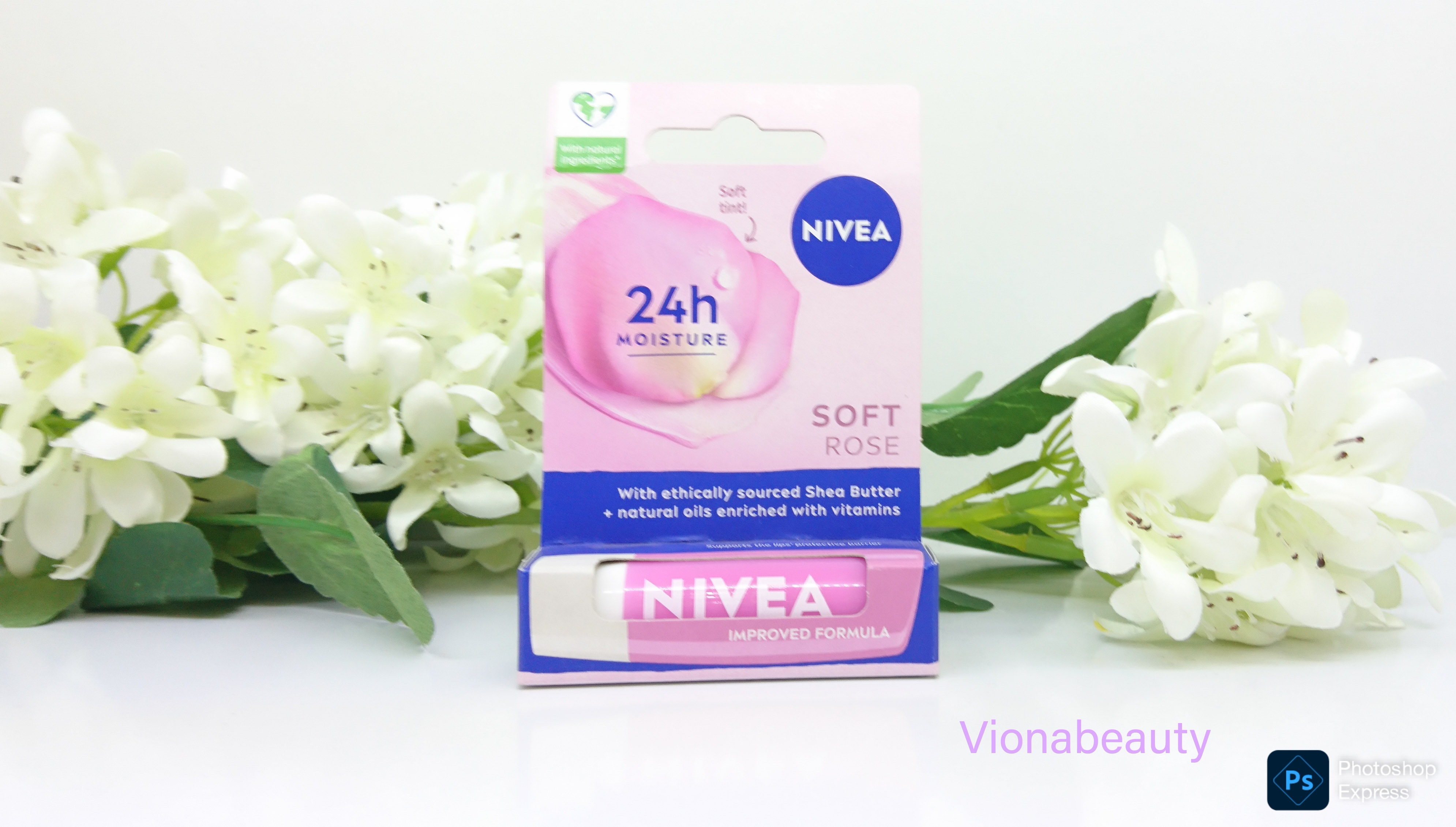 بالم لب نیوآ سافت رز NIVEA SOFT ROSE  مرطوب کننده و ضد خشکی پوست لب با دوام 24 ساعته