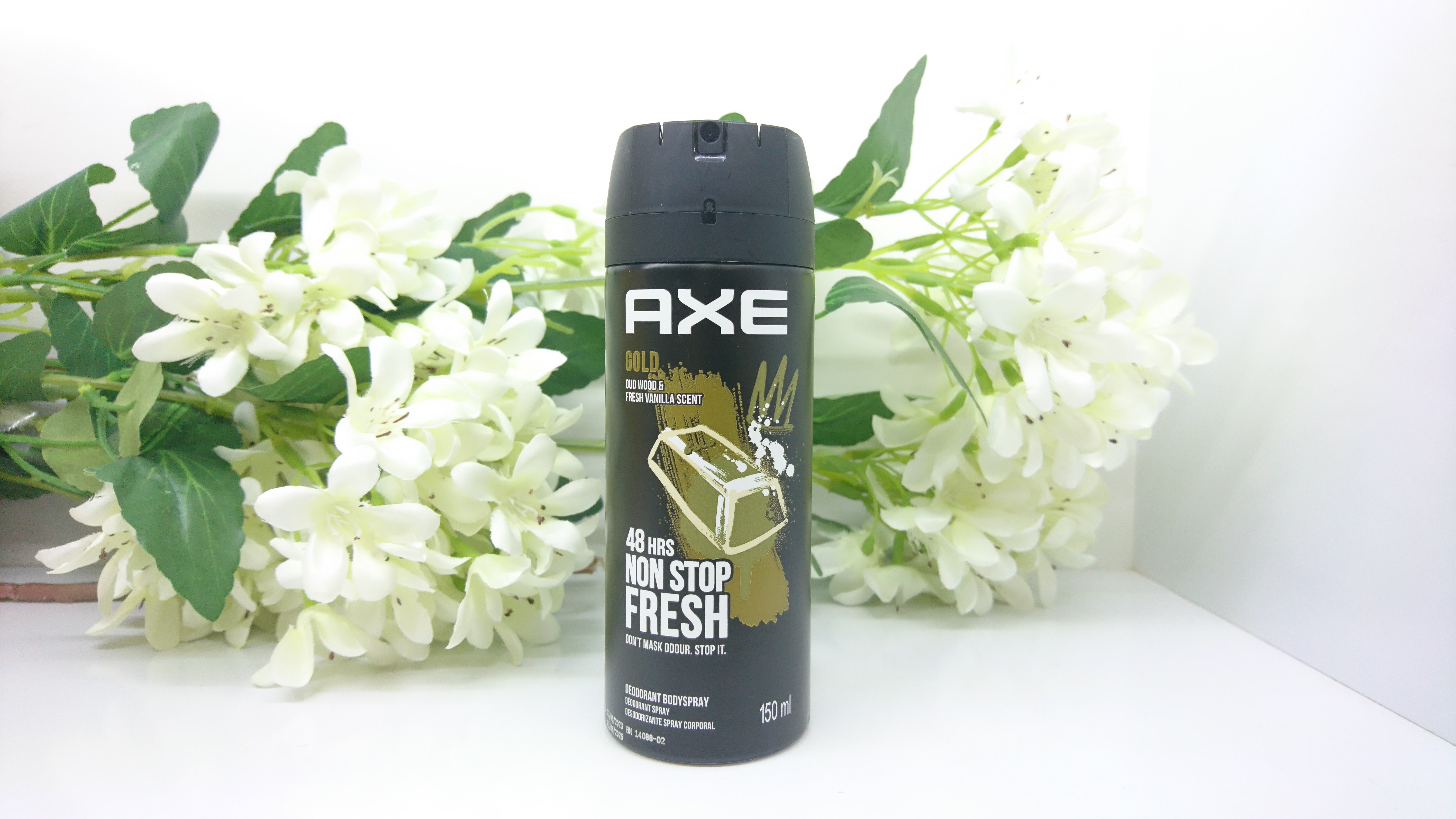 اسپری خوشبو کننده بدن آکس AXE رایحه GOLD_OUD WOOD & FRESH VANILLA SCENT