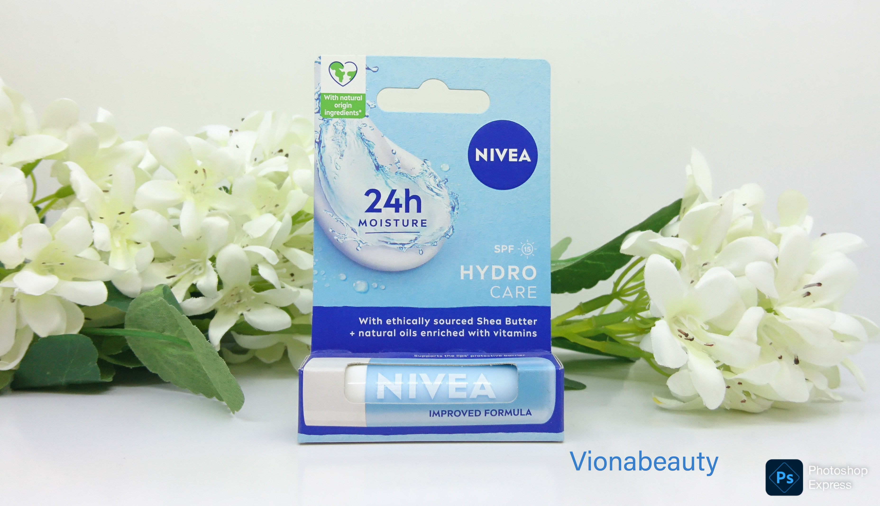 بالم لب نیوآ NIVEA HYDRO CARE آبرسان و ضد خشکی پوست لب با دوام 24 ساعته